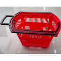 Yuanda Four Wheels Rolling Plastic Hand Shopping Basket for Supermarket Yd-Zc-8